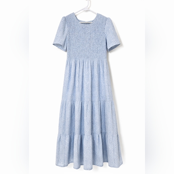 Elegant Blue Maxi Dress - Picture 3 of 3